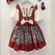 Forest Fairy Tales Red Hood In Forest Sweater Skirt JSK and OP(Reservation/2 Colours/Full Payment Without Shipping)